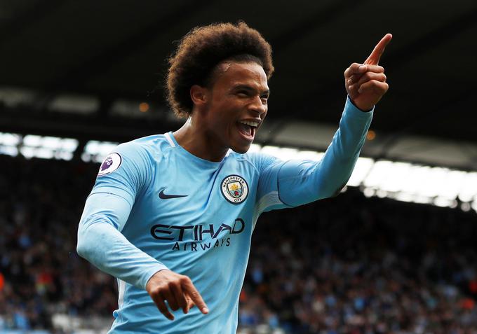 Leroy Sane je pomagal Manchester Cityju do angleškega naslova. | Foto: Reuters