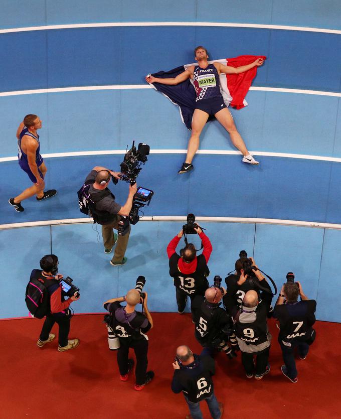 Kevin Mayer je postal letos tudi svetovni dvoranski prvak v sedmeroboju. | Foto: Reuters