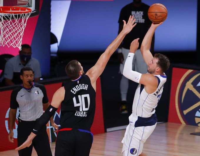 Ivica Zubac in Luka Dončić | Foto: Getty Images