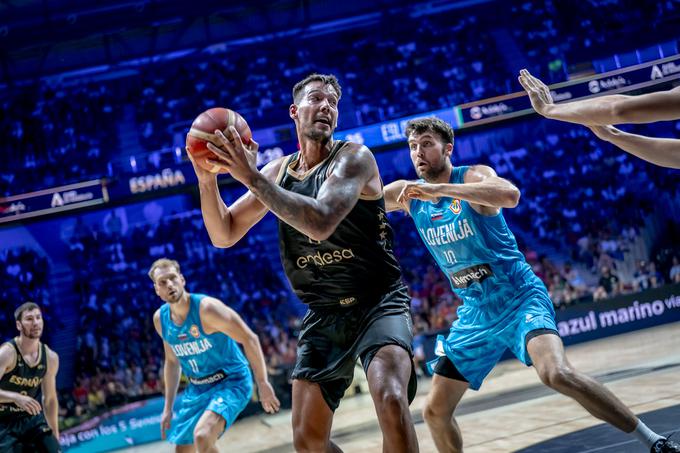 Slovenija Španija Luka Dončić | Foto: Baloncesto España