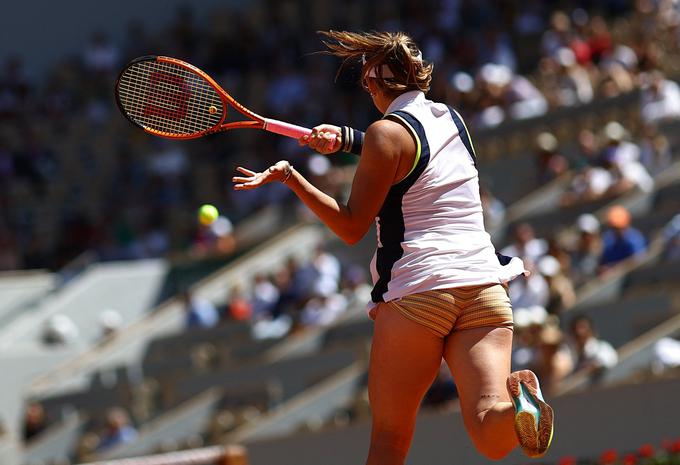 Rusinja Anastazija Pavljučenkova je po preobratu izločila Belgijko Elise Mertens. | Foto: Reuters