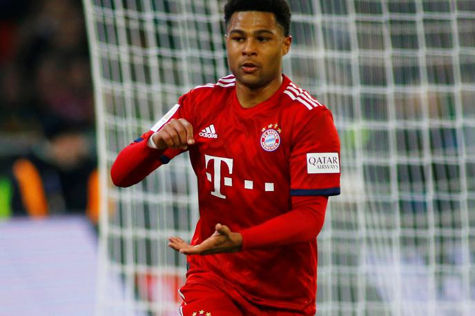 Serge Gnabry | Serge Gnabry ima v tej sezoni pri Bayernu zagotovljeno mesto v začetni enajsterici. | Foto Reuters