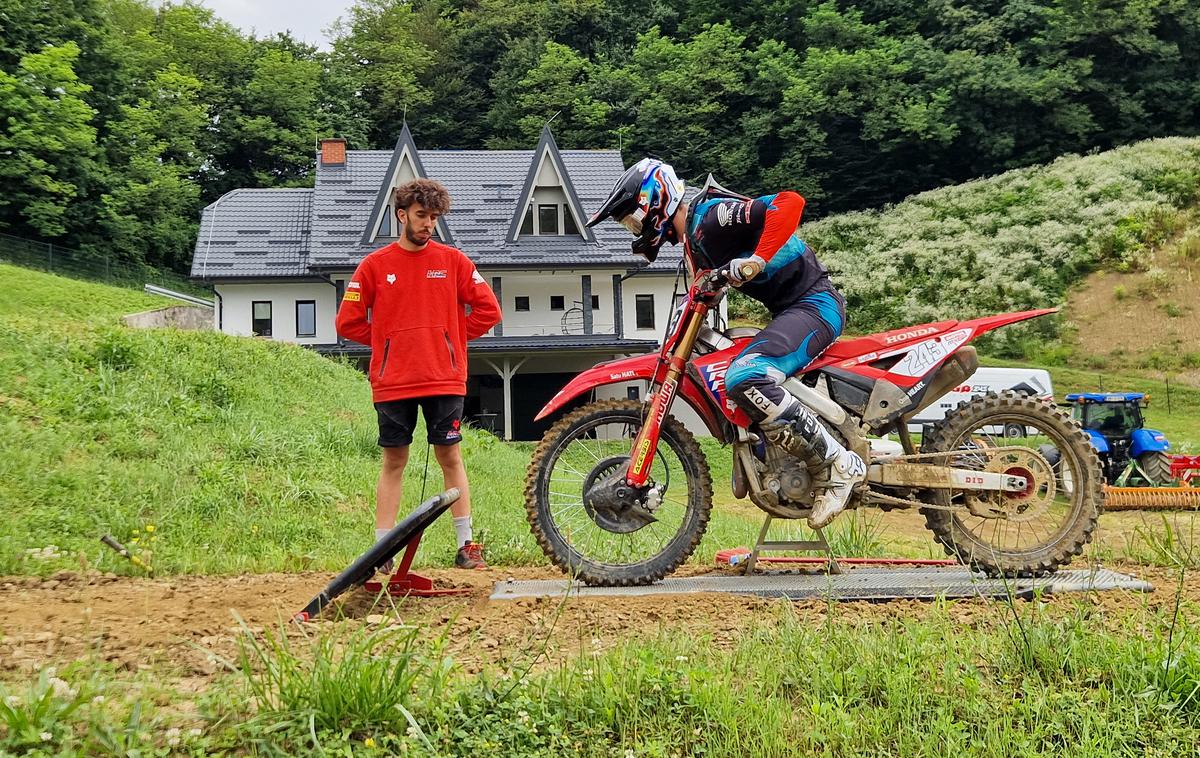 Tim Gajser trening Tiga243Land | Trening štartov Tima Gajserja na domači progi Tiga243Land | Foto Matej Podgoršek