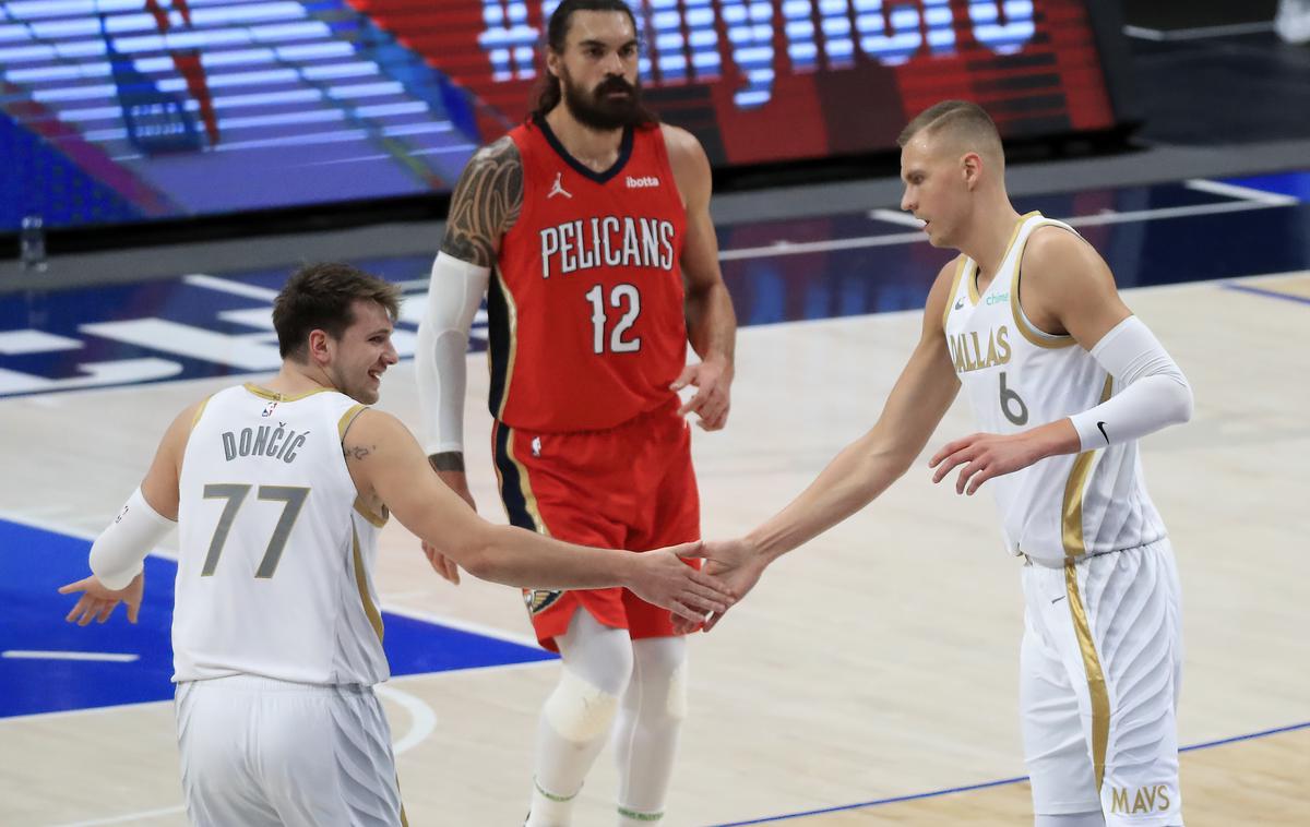 Dončić Porzingis | Luka Dončić je postavil nov osebni rekord v točkah na tekmah lige NBA. | Foto Reuters