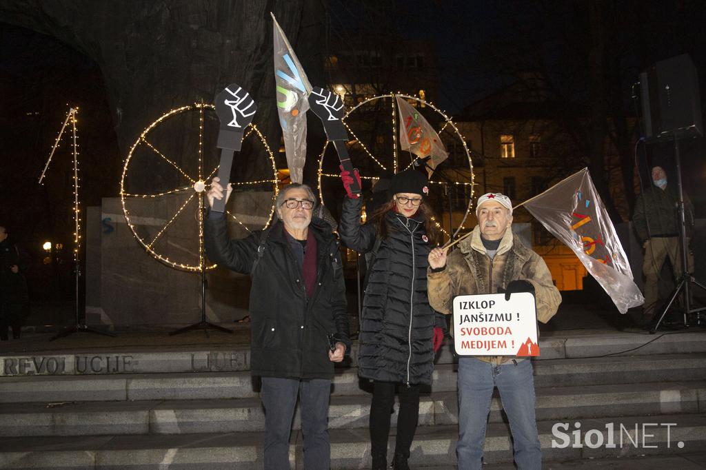 Petkovi kolesarski protesti, Milan Kučan, Matjaž Hanžek