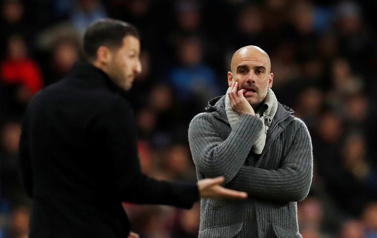 Josep Guardiola | Josep Guardiola je pozdravil najvišjo zmago, odkar vodi Man City v Evropi. | Foto Reuters