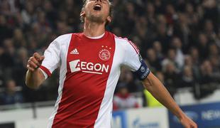 Siem de Jong iz Ajaxa v Newcastle United