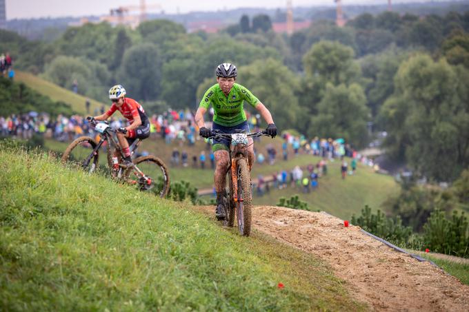 Tanja Žakelj je bila v boju za olimpijske igre pred Vito Movrin. | Foto: Grega Stopar