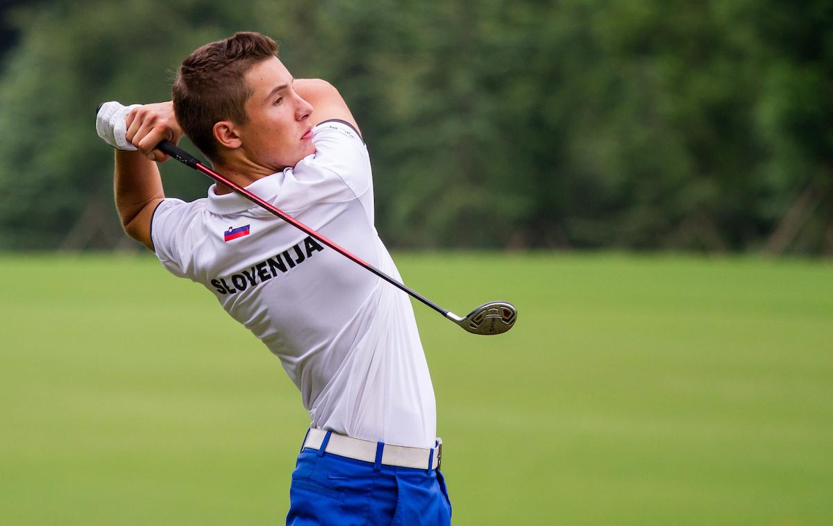 Žan Luka Štirn | Žan Luka Štirn je letos postavil nove mejnike v slovenskem golfu. | Foto Peter Kastelic