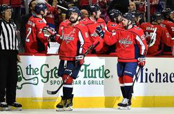 Washington Capitals šestič zapored, v Detroitu kar dvanajst golov