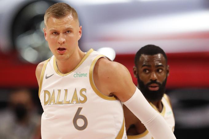 Kristaps Porzingis je utrpel novo poškodbo, Tim Hardaway Jr. pa je bil prvi junak Dallasa na gostovanju v Detroitu. | Foto: Reuters