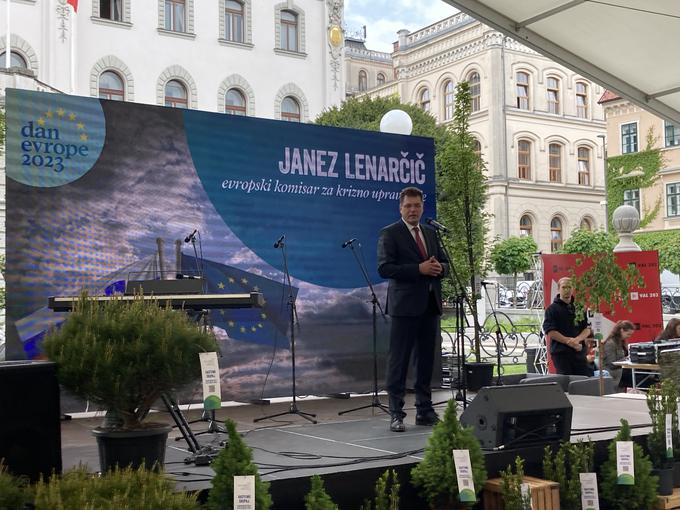 Evropski komisar za krizno upravljanje Janez Lenarčič | Foto: R. K.