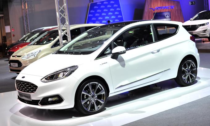 Ena izmed slovenskih premier je tudi nova ford fiesta v različici vignale. | Foto: Gregor Pavšič