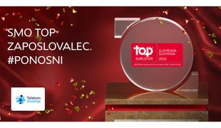 Telekom Slovenije je Top Employer 2022