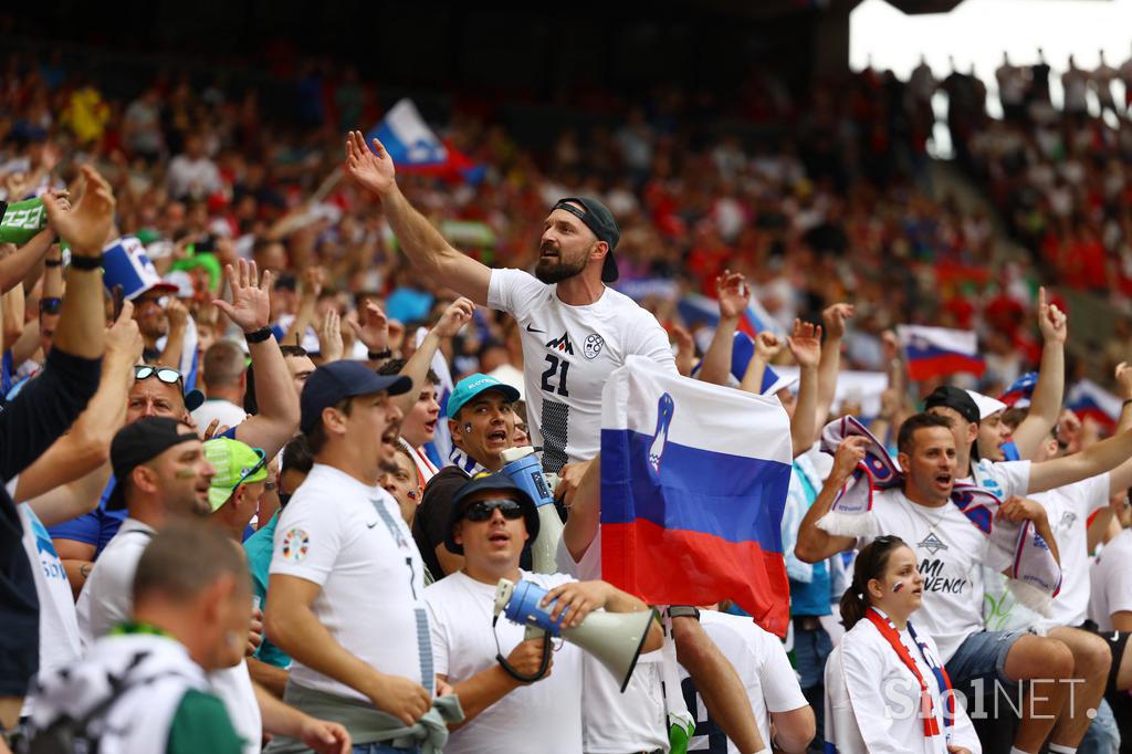 Euro 2024 Slovenija Danska navijači