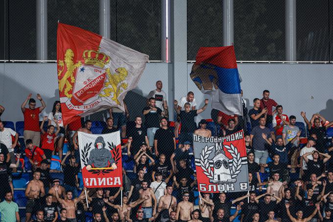 Navijači Vojvodine bi lahko v četrtek napolnili tribuno za gostujoče navijače v Ljudskem vrtu. | Foto: Guliverimage