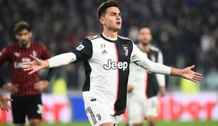 Dybala zamenjal Ronalda in popeljal Juventus nazaj na vrh