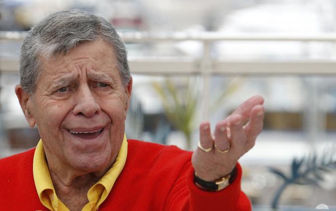 Jerry Lewis je veliko nastopal z Deanom Martinom. Skupaj ju lahko vidite tudi na posnetku spodaj. | Foto: Reuters