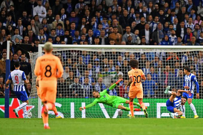 Jan Oblak je oba zadetka na Zmajevem gnezdu prejel že v uvodnih 24 minutah. | Foto: Guliverimage/Vladimir Fedorenko