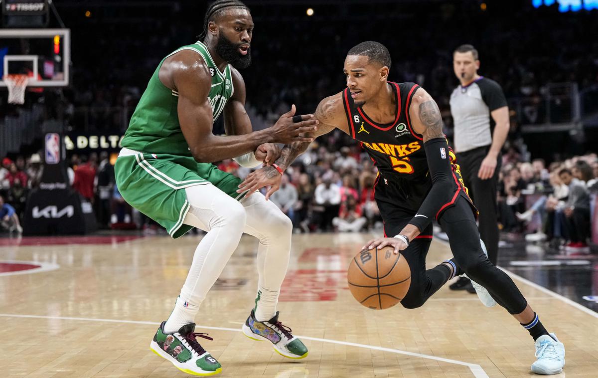 Dejounte Murray Atlanta Hawks | Dejounte Murray je izgubil živce. | Foto Reuters