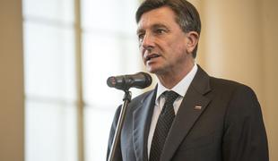 Borut Pahor sprejel dobitnike Borštnikovega prstana