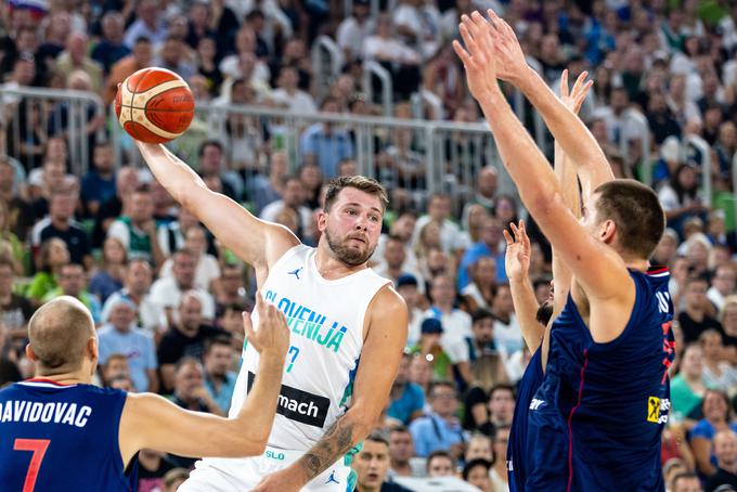 Slovenija Srbija prijateljska tekma Luka Dončić | Foto: Matic Klanšek Velej/Sportida