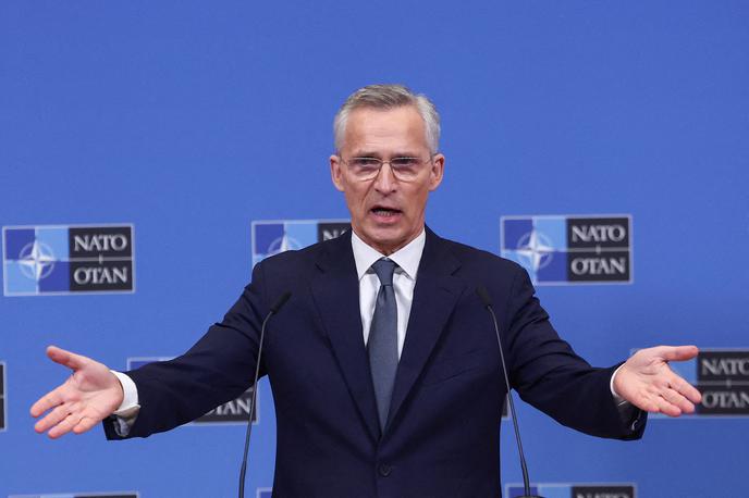 Jens Stoltenberg | "To bo zgodovinski vrh, saj praznujemo 75-letnico najuspešnejšega zavezništva v zgodovini," je dejal generalni sekretar Nata Jens Stoltenberg.  | Foto Reuters