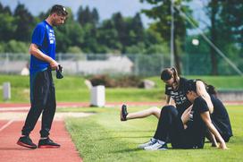 Skakalci skakalke trening Kranj