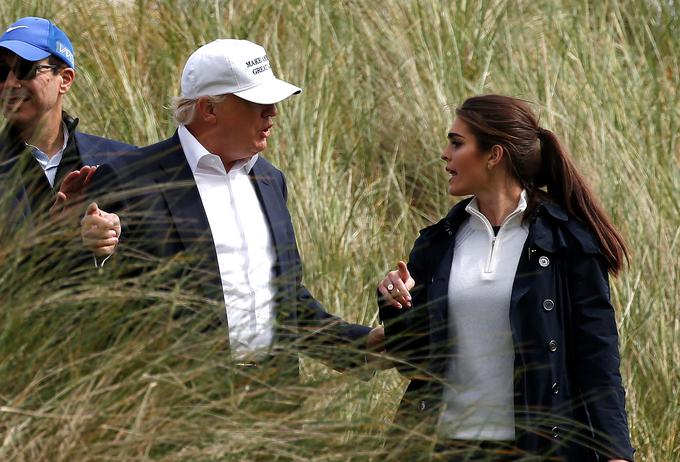 Hope Hicks in Donald Trump | Foto: Reuters