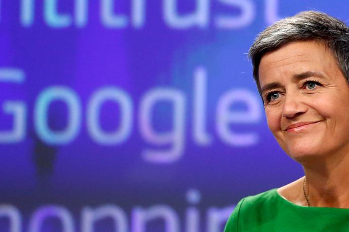 Margrethe Vestager | V času začasne odsotnosti izvršne podpredsednice Margrethe Vestager si bosta njene naloge razdelila podpredsednica komisije Vera Jourova in evropski komisar za pravosodje Didier Reynders. | Foto Reuters