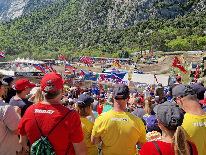 Slovenski zavoj v barvah Tima Gajserja | Foto: Matej Podgoršek