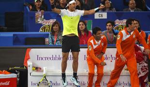 Rafa Nadal slavil v Abu Dabiju