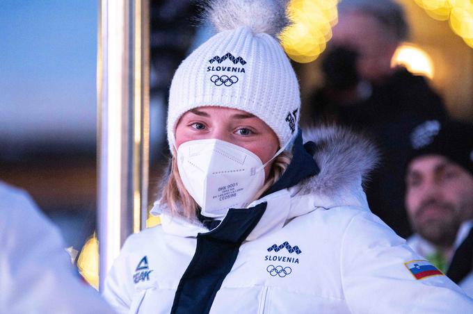 sprejem olimpijcev, Kranjska Gora, Anamarija Lampič | Foto: Peter Podobnik/Sportida