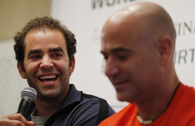 Pete Sampras in Andre Agassi − oba sta v športni karieri veliko dosegla. | Foto: Reuters