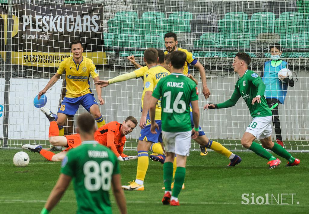 NK Olimpija : NK Koper, prva liga, april 2021