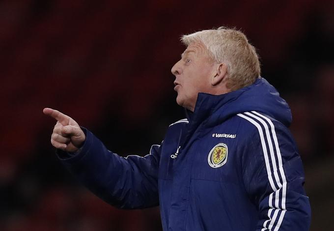 Gordon Strachan je z zmago nad Slovenijo ohranil položaj škotskega selektorja. | Foto: Reuters