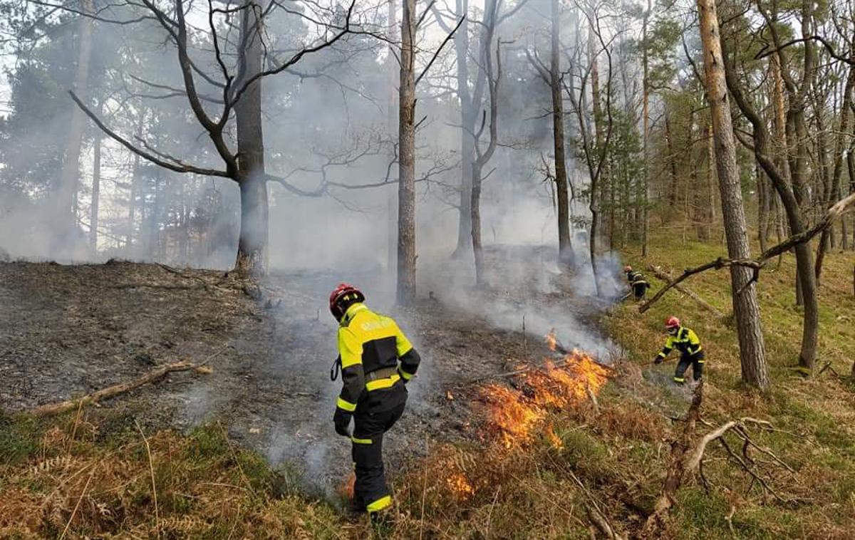 požar Debni vrh gasilci PGD Sostro | V zadnjih dneh je bilo po Sloveniji več požarov zaradi kurjenja odpadnega vejevja, poleg teh pa so se gasilci spopadli tudi z večjimi požari, pri katerih vzrok ni znan. | Foto PGD Sostro