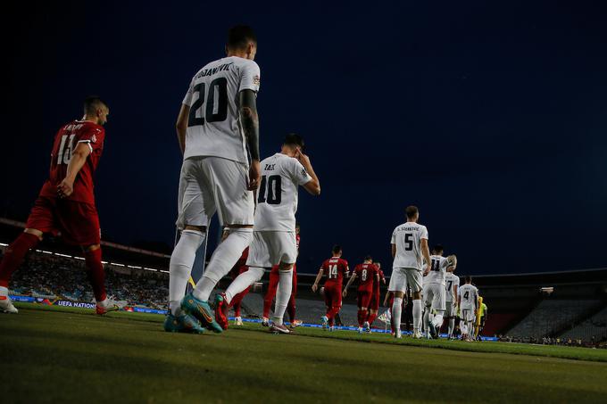 Slovenska reprezentanca je v nedeljo v Beogradu prejela štiri zadetke. Toliko jih ni Jan Oblak v državnem dresu pred tem prejel še nikoli. | Foto: Sportida