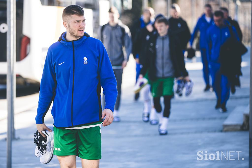 slovenska košarkarska reprezentanca trening