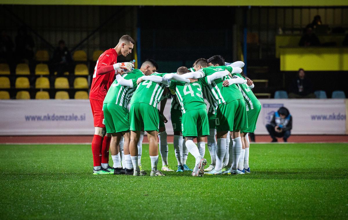 NK Domžale : NK Olimpija | Nogometaši Olimpije so v uvodnih 17 krogih prvenstva osvojili kar 43 točk od razpoložljivih 51. | Foto Nik Moder/Sportida