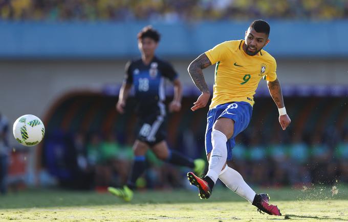 Obetavni najstnik Gabriel Barbosa se je znašel na seznamu želja mnogih evropskih klubov. | Foto: Reuters