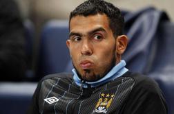 Tevez pristal na izgubo 500.000 funtov