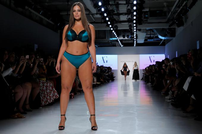 Ashley Graham je trenutna največja zvezdnica med plus size manekenkami. | Foto: Reuters