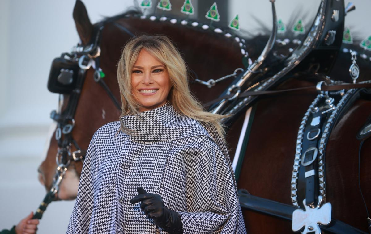 Melania Trump | Večina vprašanih v Medianini anketi meni, da ameriška prva dama Melania Trump ni v ničemer spremenila vloge in ugleda Slovenije v svetu. | Foto Reuters