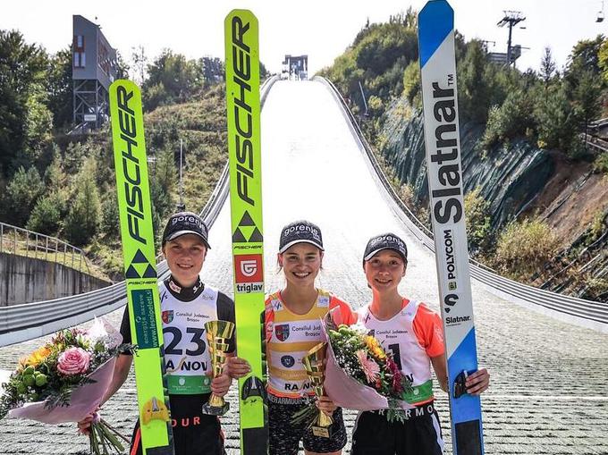 Petindvajsetletnica je bila na zadnji postaji grand prixa dvakrat druga, v nedeljo je bil zmagovalni oder povsem slovenski. | Foto: SloSki