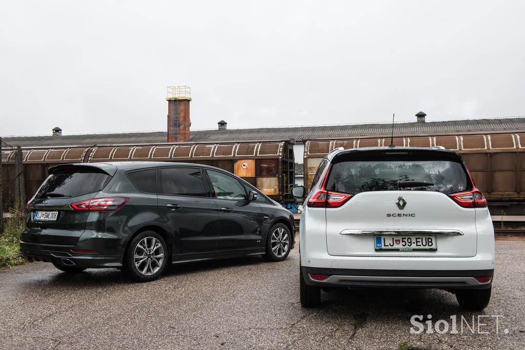 Renault grand scenic in ford s-max