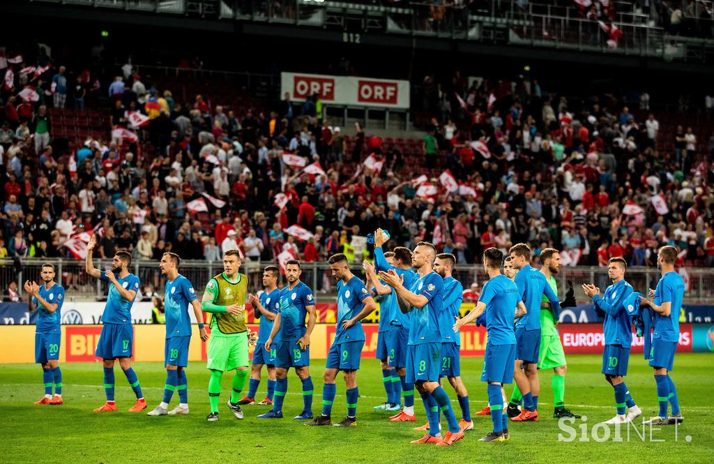 slovenska nogometna reprezentanca Avstrija Celovec kvalifikacije Euro 2020