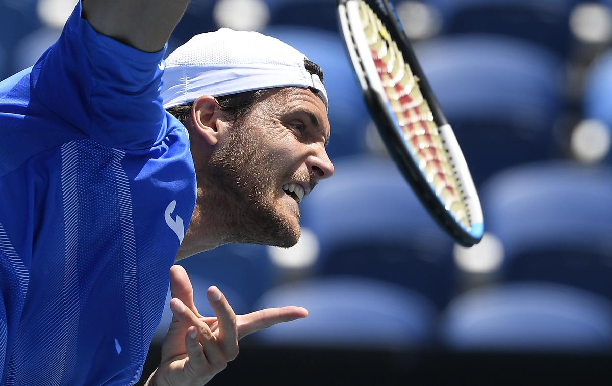 Joao Sousa | Joao Sousa se bo v finalu Puneja pomeril s Fincem Emilom Ruusuvuorijem. | Foto Guliverimage