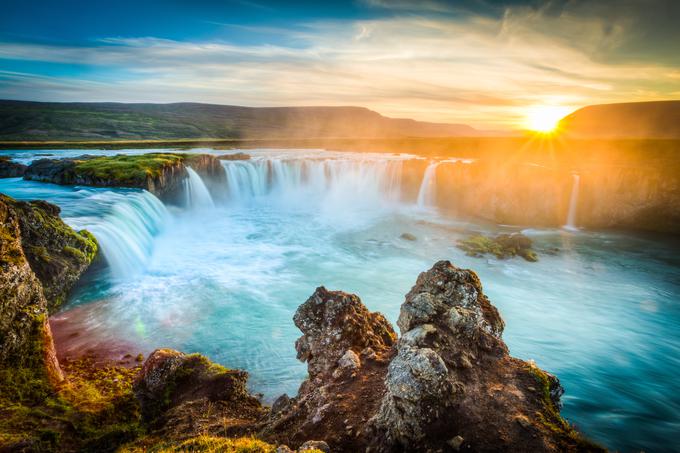 Slapovi Gullfoss v kanjonu reke Hvita. | Foto: 