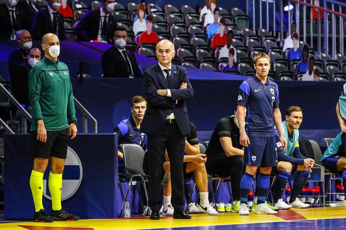 Hrvaški trener Mićo Martić vodi Fince od leta 2013. Proti Sloveniji je vodil finske varovance na jubilejni 100. tekmi. | Foto: Guliverimage/Vladimir Fedorenko